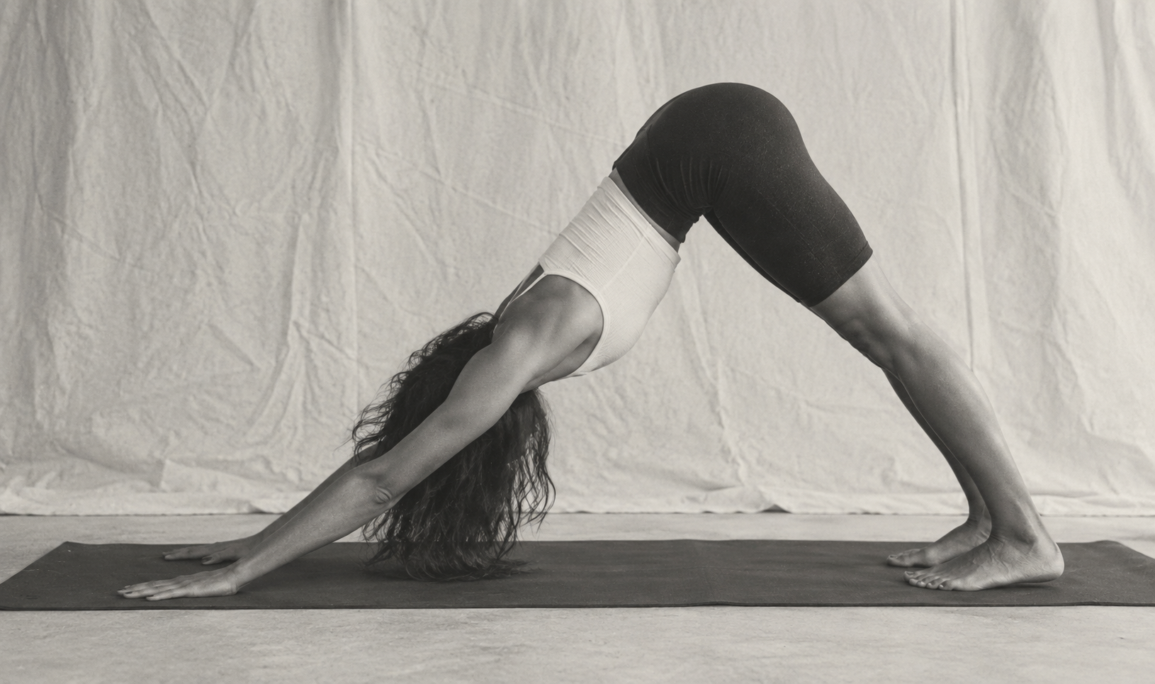 A quiet black-and-white movement practice