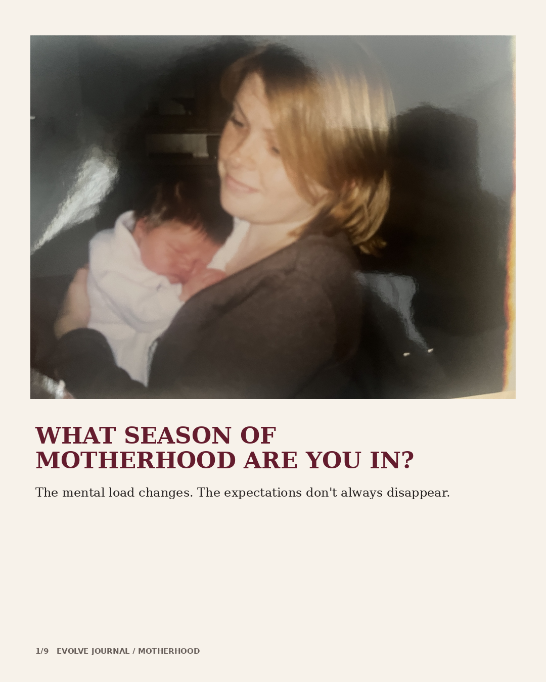 Evolve Instagram carousel cover for What season of life are you in?